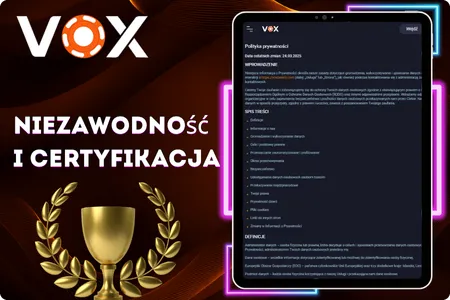 Licencja Vox Casino